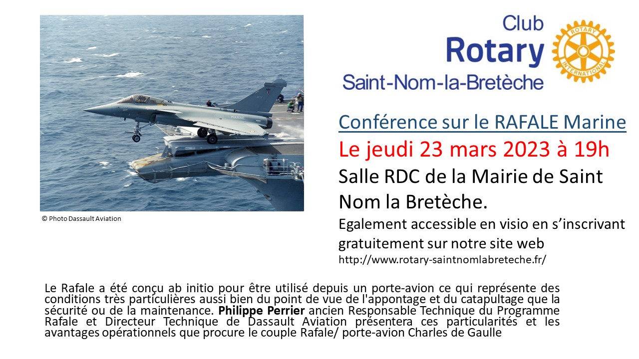 Affiche conférence Rafale Marine 23-03-2023