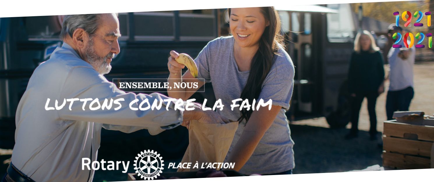Banque Alimentaire - slogan Rotary